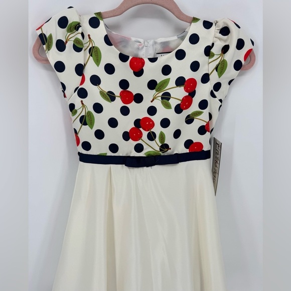 Little Miss Retro Cherry Dress - Picture 2 of 15